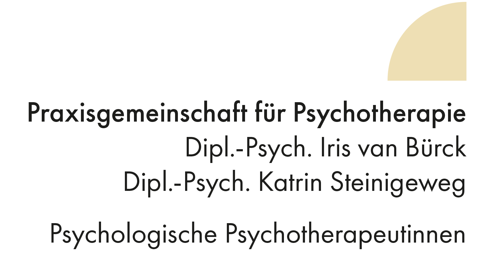 Logo Praxis für Psychotherapie